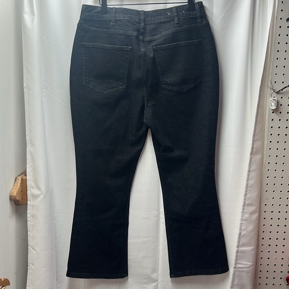 Boden Black High Rise Flare Jeans- 14 - Picture 9 of 9